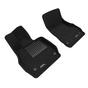 Chevrolet Corvette Floor Mat Set - Front - 3D MAXpider - Elegant Series - Black - `20-`23